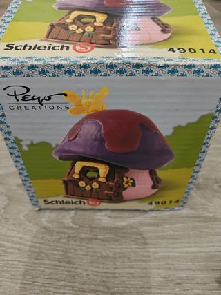 Schleich 49014 casetta Puffetta + 4 puffi