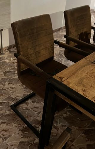 Juego completo para salón,estilo industrial.