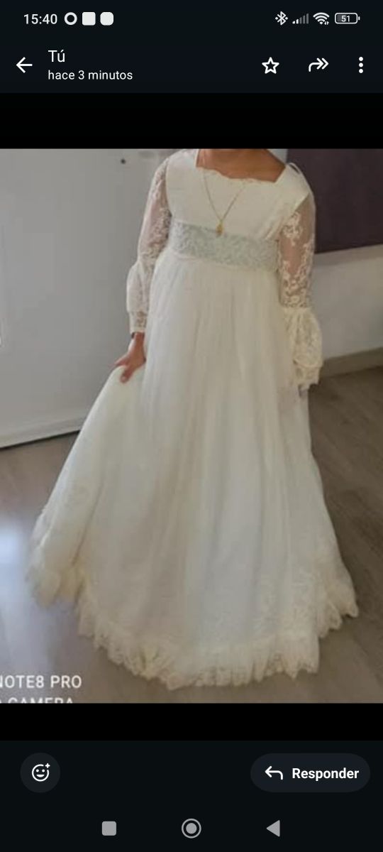 Vestido comunión niña 9 años