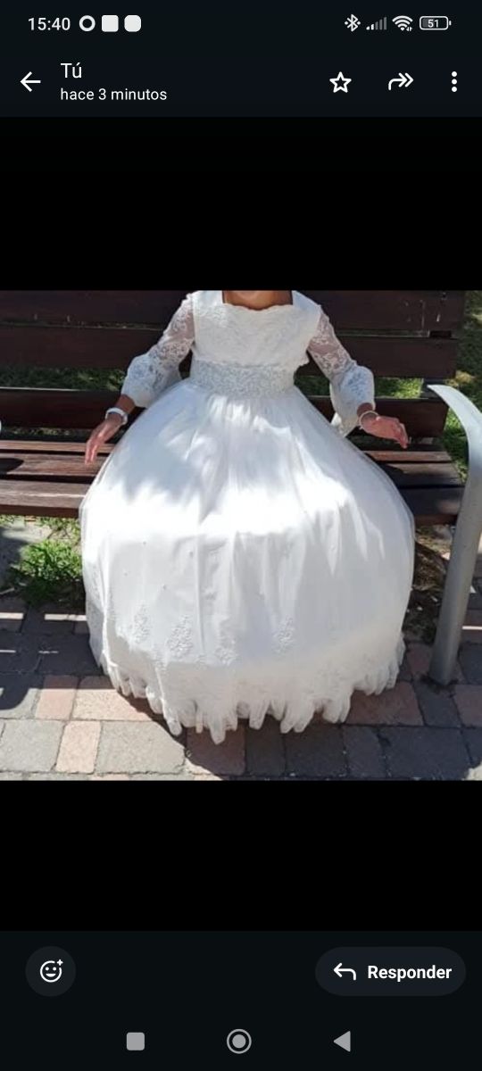 Vestido comunión niña 9 años