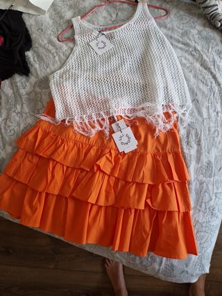 Conjunto Lili Sidonio - Top y Falda