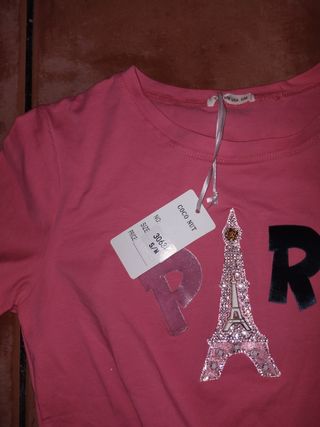 Camiseta Coco Nut rosa talla S/M