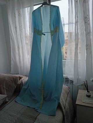 Camisón azul - Bata ligera