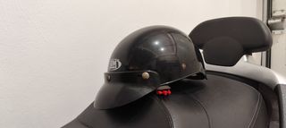 Casco moto antiguo