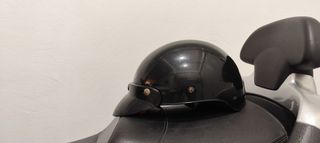 Casco moto antiguo