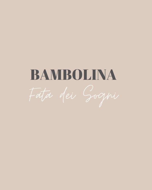Bambolina fata dei sogni