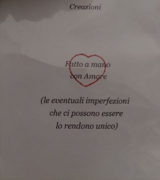 Portachiavi lettera F rosso glitter