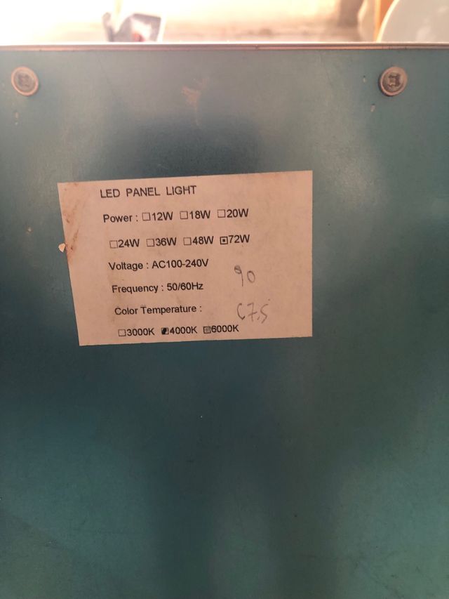 Panel LED 12-72W Foto/Video  3 pantallas