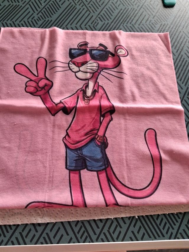 Tela Pantera Rosa - Multicolor