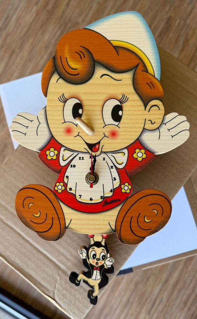 Relógio Pinóquio – Bartolucci | Novo na caixa