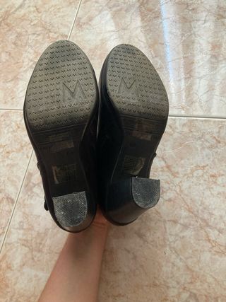 Botines negros tacón 