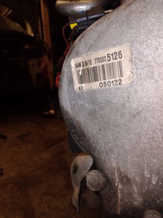 Motor renault 1.6 16v de gasolina