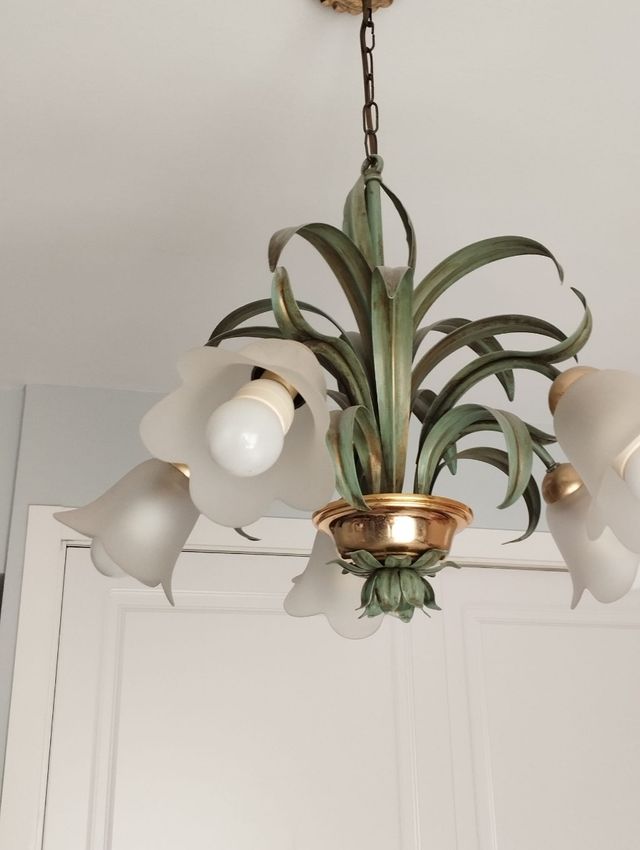 Lámpara Dormitorio  y lamparitas a juego