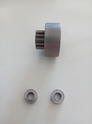 Corona 13 T con 2 Cuscinetti Ricambi Rc 