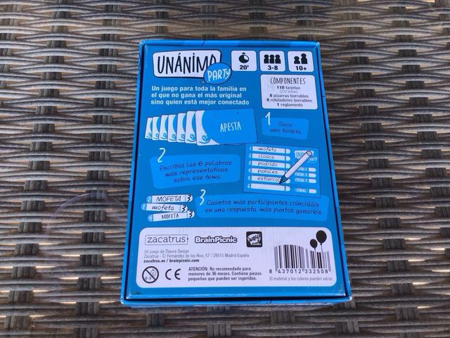 Unánimo Party - Juego de mesa