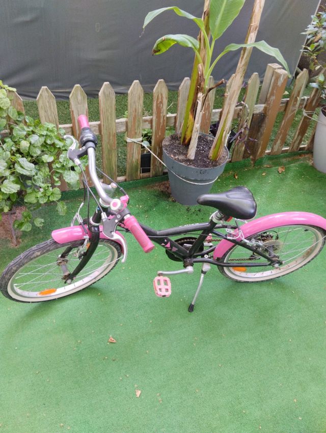 Bicicleta niña 20" rosa