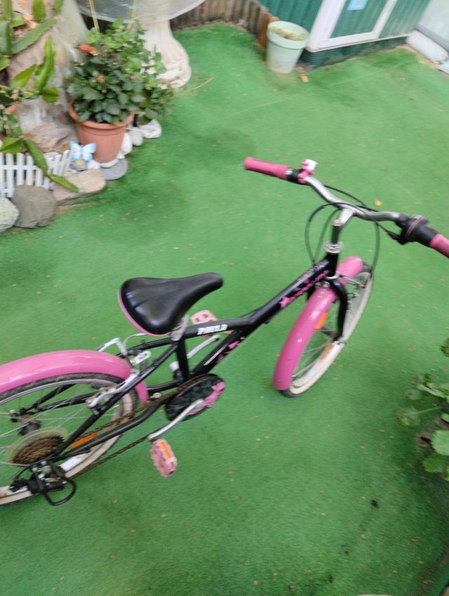 Bicicleta niña 20" rosa