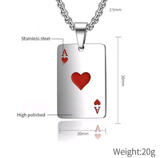 Collar pareja cartas póker