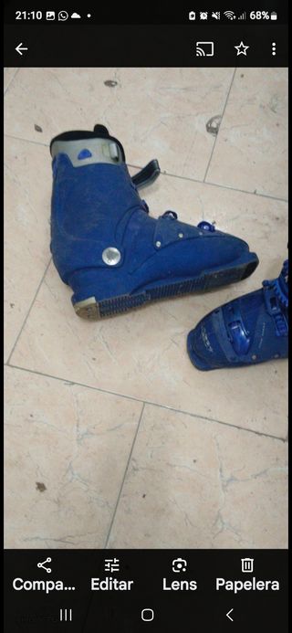 Botas esquí Lange azules