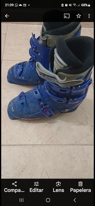 Botas esquí Lange azules