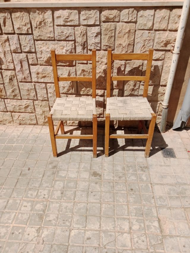 Sedie rustiche maiorchine - 2 unità