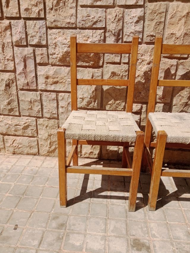 Sedie rustiche maiorchine - 2 unità
