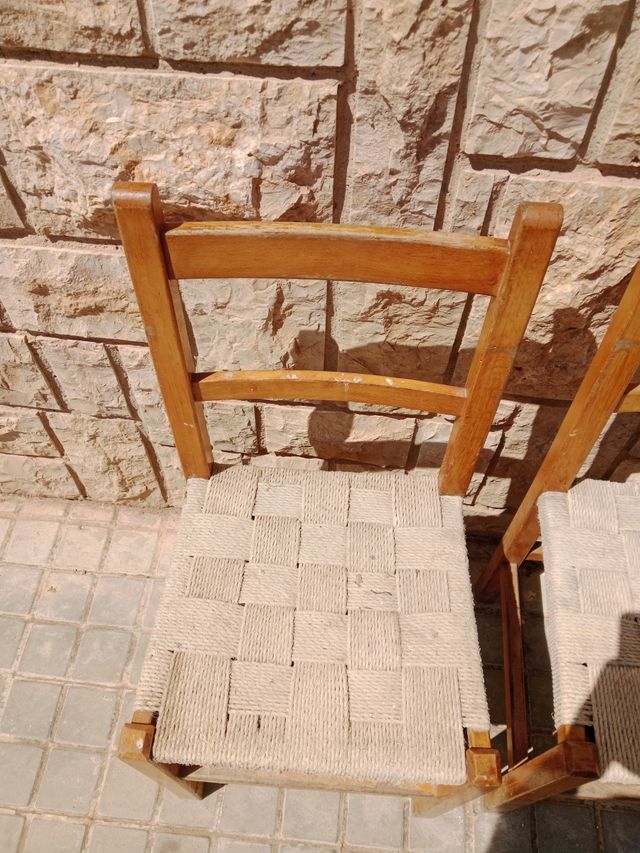 Sedie rustiche maiorchine - 2 unità