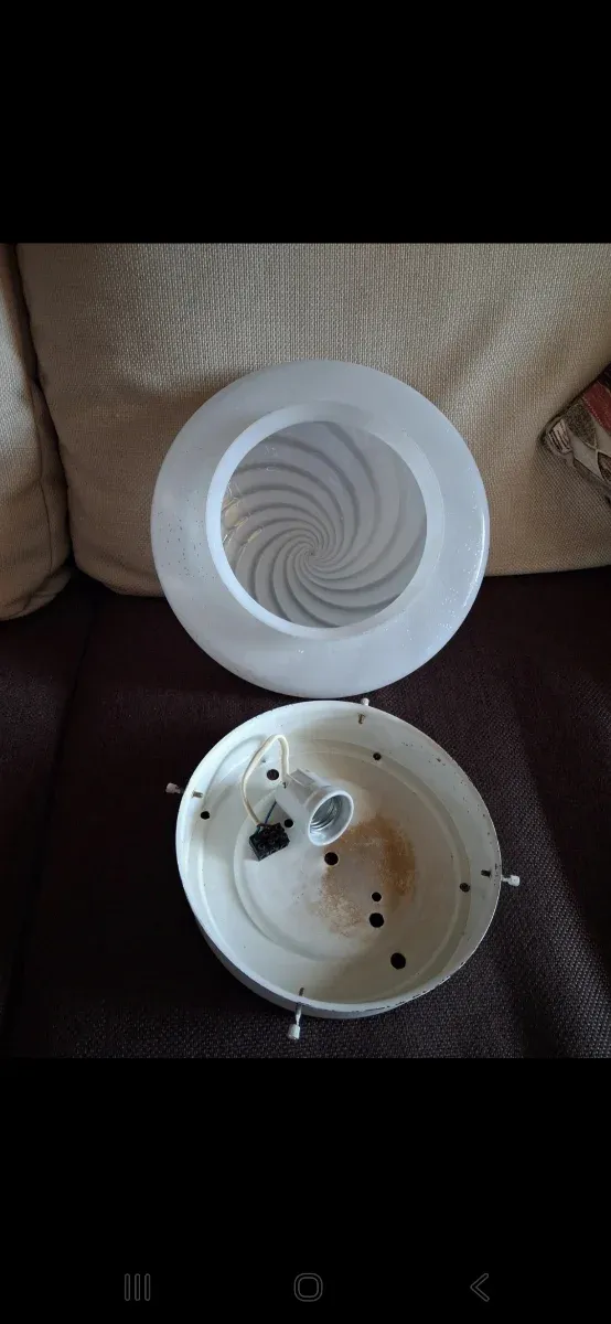 Lampada vetro Murano anni '70