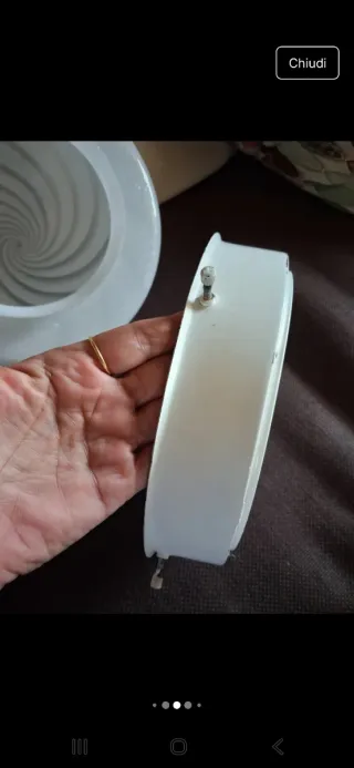 Lampada vetro Murano anni '70