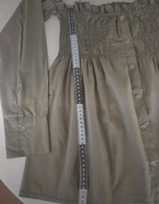 Original vestido mini/ Camisa hombros descubiertos
