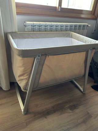 mini cuna, bañera plegable, escucha bebe, papelera