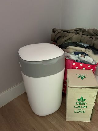 mini cuna, bañera plegable, escucha bebe, papelera
