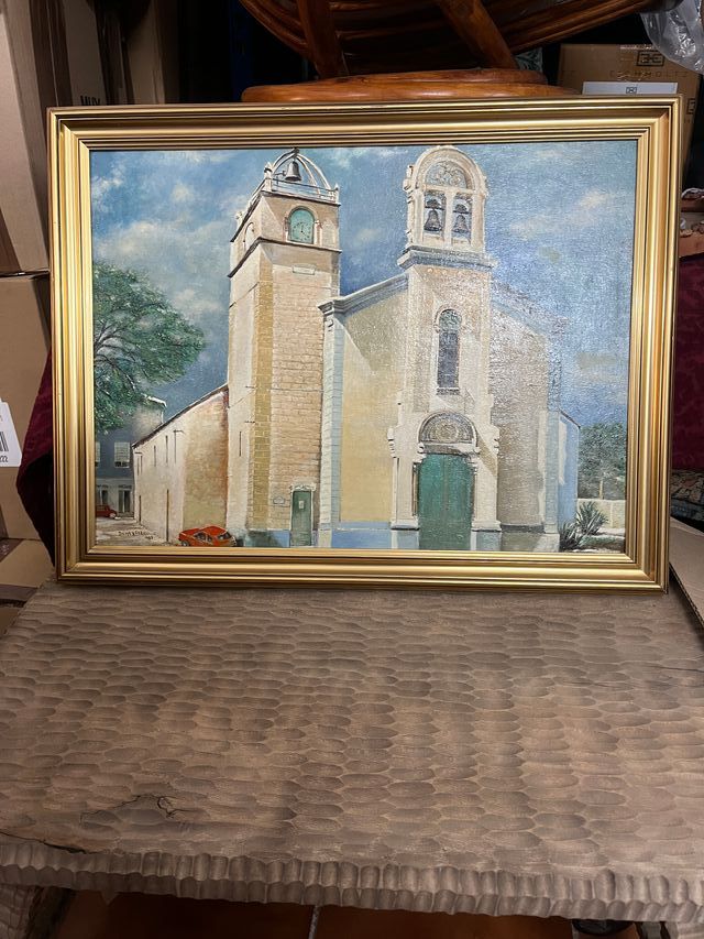 Óleo Iglesia San José de Ares