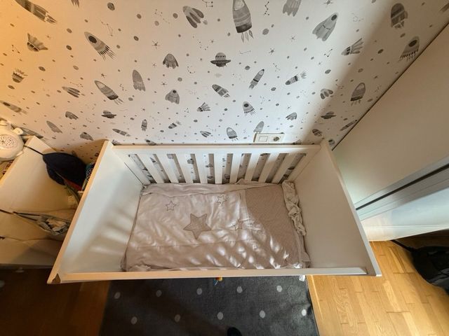 Cuna bebé blanca - Cuna niño