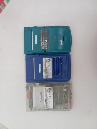 3x Consolas Nintendo Game Boy: Color y Pocket