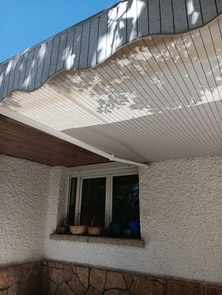 Toldo beige - protección solar