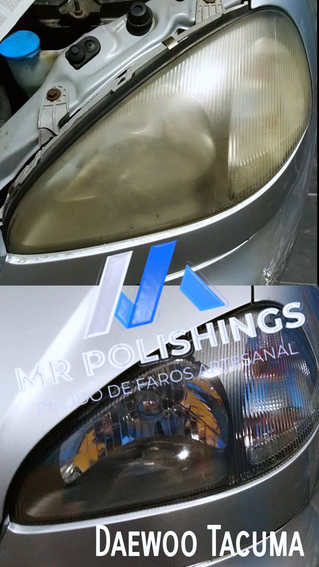 Pulir faros en Coruña Restauración