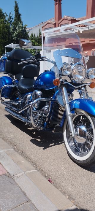 Kawasaki VN 900 Classic Azul
