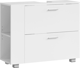 Mobile Sottolavabo da Bagno con 2 Cassetti Ampi, S