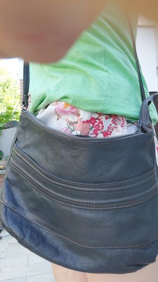 Borsa a tracolla nera vintage
