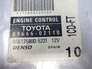 Centralita del motor Toyota 8966602110 89666-02110 MB175800-5221