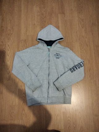 Chaqueta gris skate niño