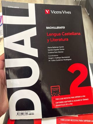 2nd bachillerato lengua castellana y literatura.