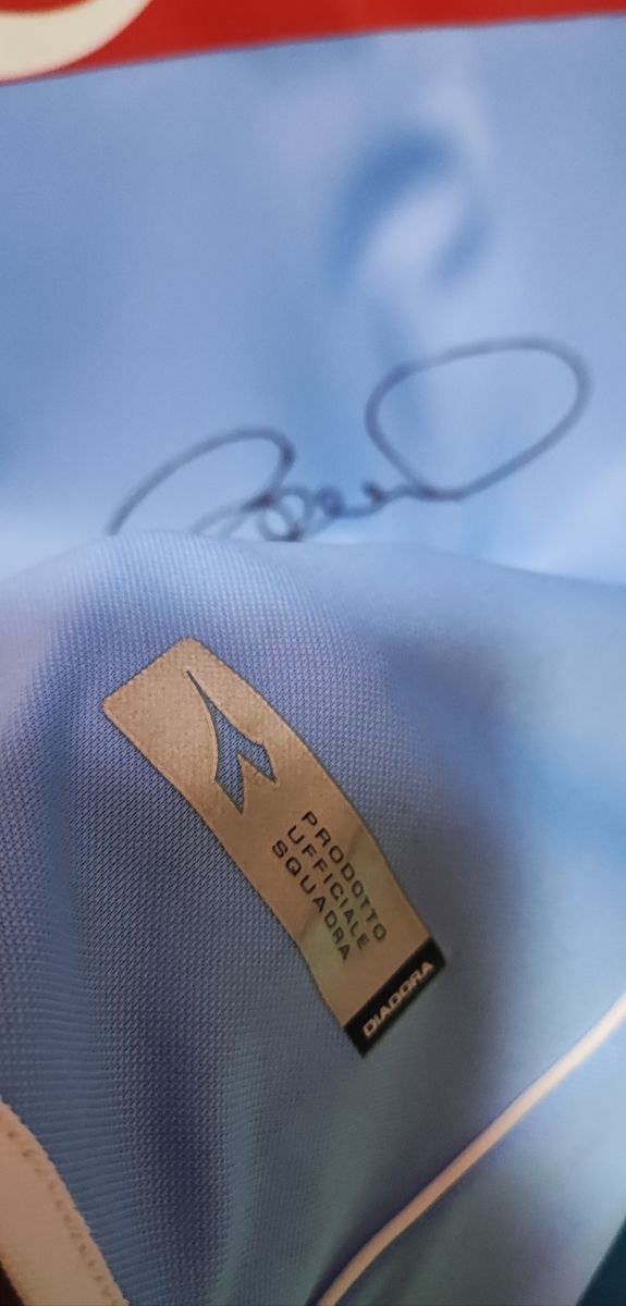 Maglia SSC Napoli autografata Lavezzi