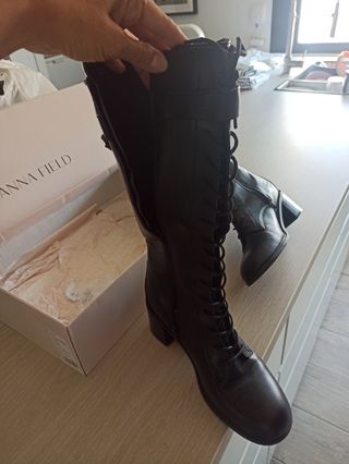 Botas altas negras mujer 42