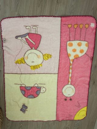 Manta infantil - Jirafa, tortuga