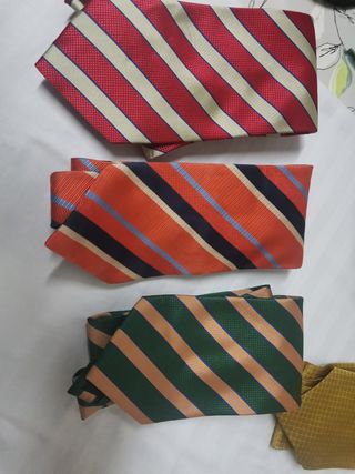 8 Corbatas de seda | Colores varios