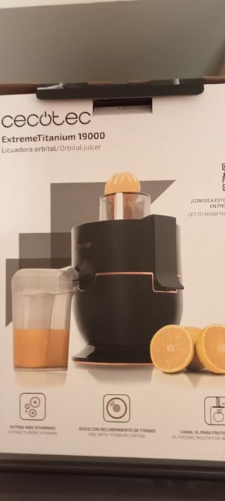 Cecotec ExtremeTitanium 19000 - Exprimidor