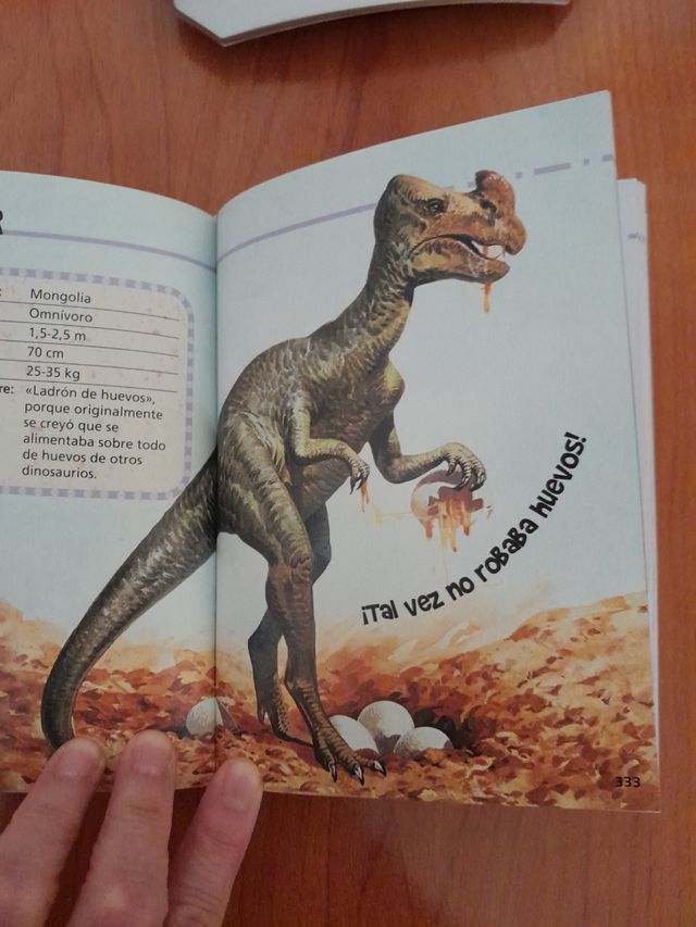 DINOSAURIOS FICHAS REF. 485/ 11 TODOLIB