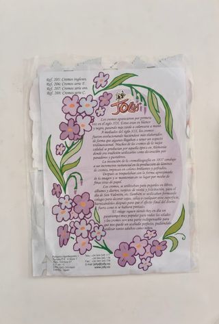 Lámina de cromos troquelados ingleses de MLP